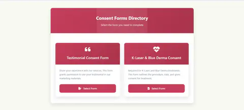 Screenshot of Consent-Forms
